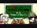 【ぐだぐだ解説】なぜなにFGO講座第一回「Fateってなに？」