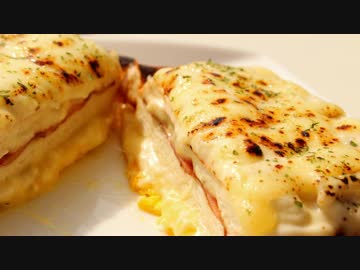 クロックムッシュ風ホットサンド作ってみた