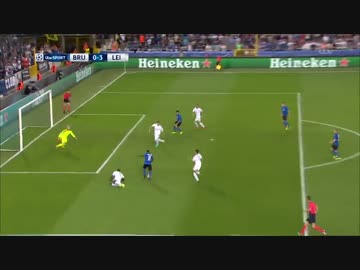 【16/17CL】Club Brugge vs Leicester City Highlights