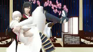 【MMD刀剣乱舞】ダンスダンスデカダンス【太郎太刀・鶴丸国永】