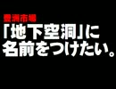 豊洲新市場の「地下空洞」の名前を考えたい。