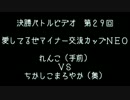 第２９回　愛してるぜマイナー交流カップＮＥＯ　決勝バトルビデオ