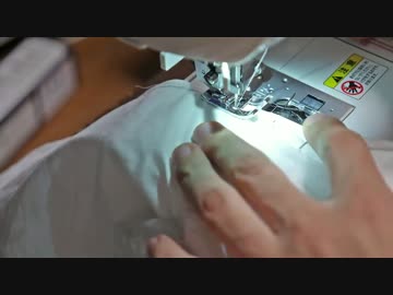 男ミシン第3回 H&amp;Mのシャツの着丈を詰めよう 後編