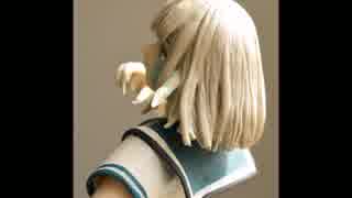 粘土でオリキャラのフィギュアを作ってみた。