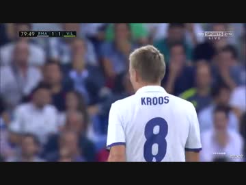 【リーガBBVA第5節】レアル・マドリードvsビジャレアル ハイライト