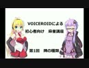 【VOICEROID】麻雀講座　1回目【初心者】