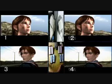 【実況】 裏 完結  バイオ２を８足ペダルと４PS片コンを使い ４画面プレイ