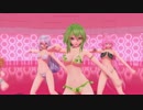 【ＭＭＤ】ボカロ達がビキニ祭りで「被害妄想携帯女子（笑）」