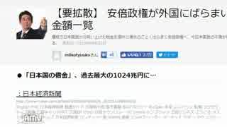 安倍政権が海外にばらまいてきた金額一覧