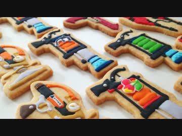 【Splatoon】ブキアイシングクッキー作ってみた(2/6)