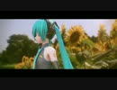 【VOCALOID-PV】 向日葵 2016ver. 【MMD実写合成】