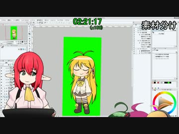 160倍速　阿国さんモデル作成ログ