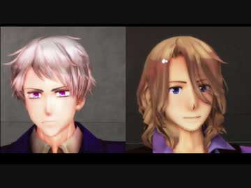 【APヘタリアMMD】兄さんと兄ちゃんの表情アップで晒してみた【EX版】
