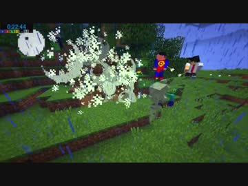 【Minecraft】三人称ガチンコレース 30分ダイヤ編【ドンピシャ】2/2