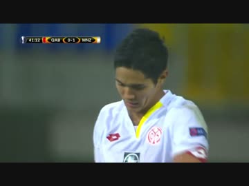 【武藤嘉紀ゴール】EL16/17ガバラ vs マインツ【ゴールシーン版】