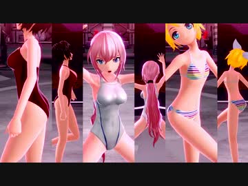 【DIVA X】ルカ・MEIKO・リン『卑怯戦隊うろたんだー』6cam