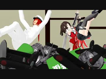 【MMD艦これ】散らかり放題な川内の部屋を片付ける提督