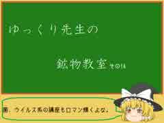 ゆっくり先生の鉱物教室【その14 重晶石、辰砂】