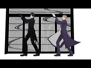 【ＭＭＤ刀剣乱舞】うちの近侍と打撃王にカッコいい曲を踊ってもらった