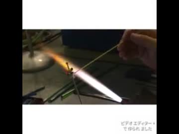 ガラス細工で人魚を作ってみた