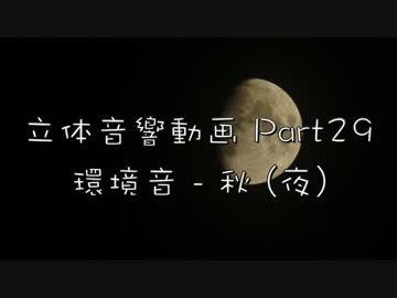 【ASMR】環境音 - 秋（夜）