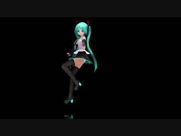【MikuMikuDance】あぴミクV4Xちゃんちゃん