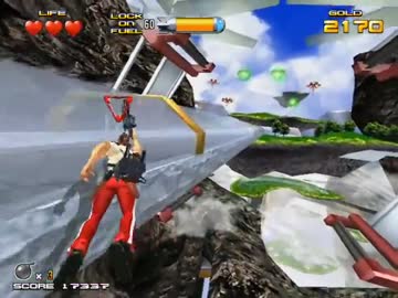 アーケード版　プラネットハリアーズ　stage１