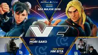 SEAM2016 スト5 LosersSemiFinal sako vs えいた