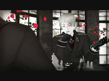 【APヘタリアMMD】普と英でチェックメイト