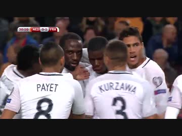 【W杯欧州予選】オランダvsフランス ハイライト