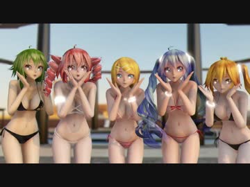 【raycast-MMD】Tdaビキニモデルで「気まぐれメルシィ」【60fps】