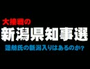 大接戦の新潟県知事選 - 蓮舫氏の新潟入りは？