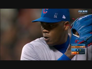【全球ハイライト】チャップマン、1回無失点3奪三振【MLB】【NLDS GAME4】