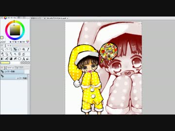 【クリスタ】自分絵でおそ松さんの十四松ぬってみた【ごみくず】