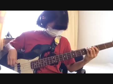 中森明菜/少女Aをベースで弾いてみました