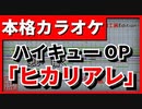 【カラオケ】ハイキューOP「ヒカリアレ」(BURNOUT SYNDROMES)
