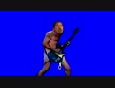 靴下を振りまわしながらベースを奏でる先輩BB