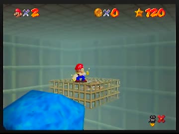 マリオ64　チクタクワンスター2つ