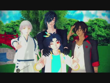 【MMD刀剣乱舞】伊達お兄さんとさだちゃんできょうもハレバレ