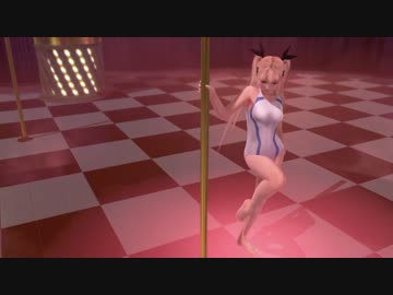 DOAX3 ポールダンス集 マリー 競女!!!!!!!!コラボ水着