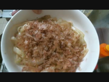 貧乏人の焼うどん。