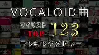 VOCALOID曲マイリスト数前123位ランキングメドレー【PART1】