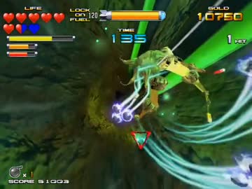 アーケード版　プラネットハリアーズ　stage4 後編