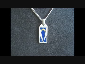 【刀剣乱舞】　三日月宗近をイメージしたアクセサリーを作ってみた