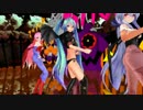 【MMD】ハロウィン仮装の3人でPinkCat【Tda式】