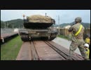 米軍の輸送列車2