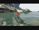 【GTA5】おじさんが泳いで走るだけ【字幕実況】
