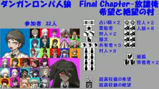 【ダンガンロンパ人狼】Final Chapter-放課後【希望と絶望の村】