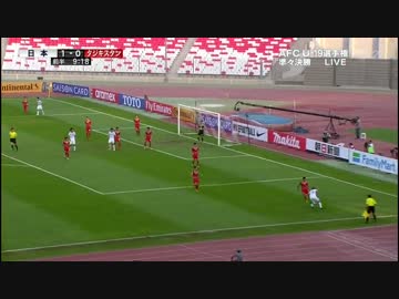 【ワールドユース　アジア最終予選】 U19日本 × U19タジキスタン