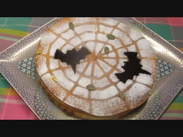 【652作目】パンプキンチーズケーキ作ってみた【お菓子作成】